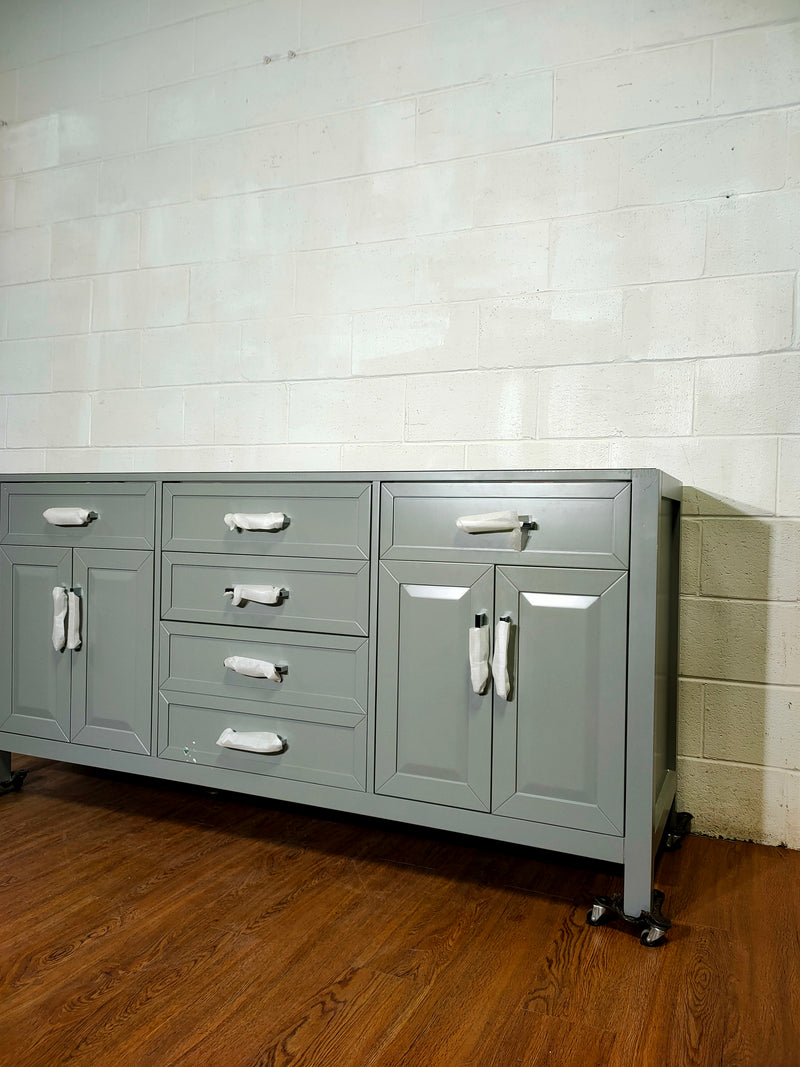 71" Vanity Cabinet - Gray