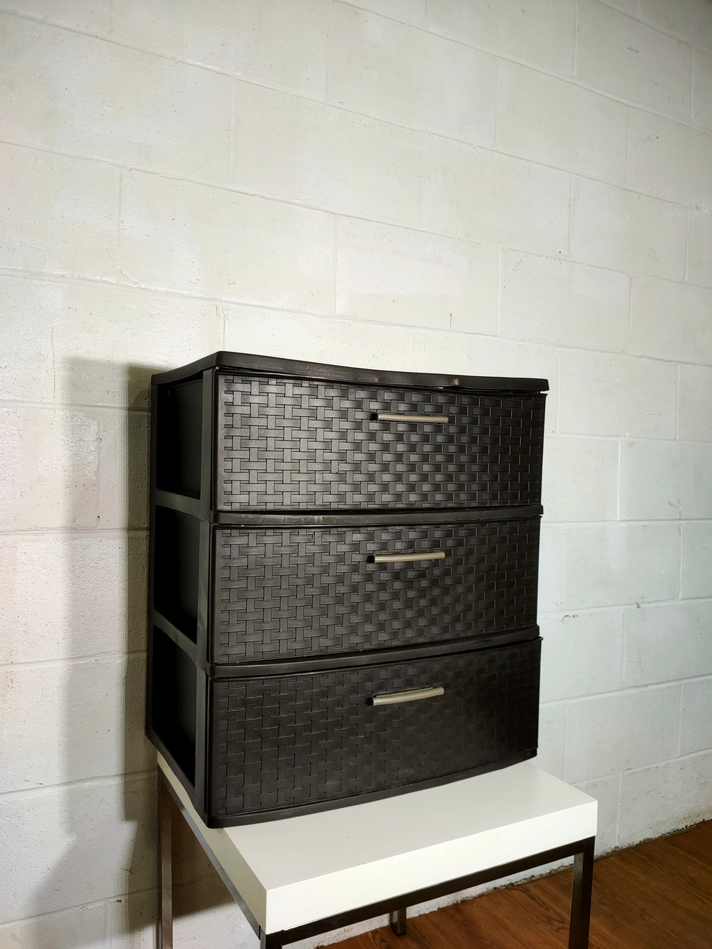 3 Drawer Wide Weave Tower