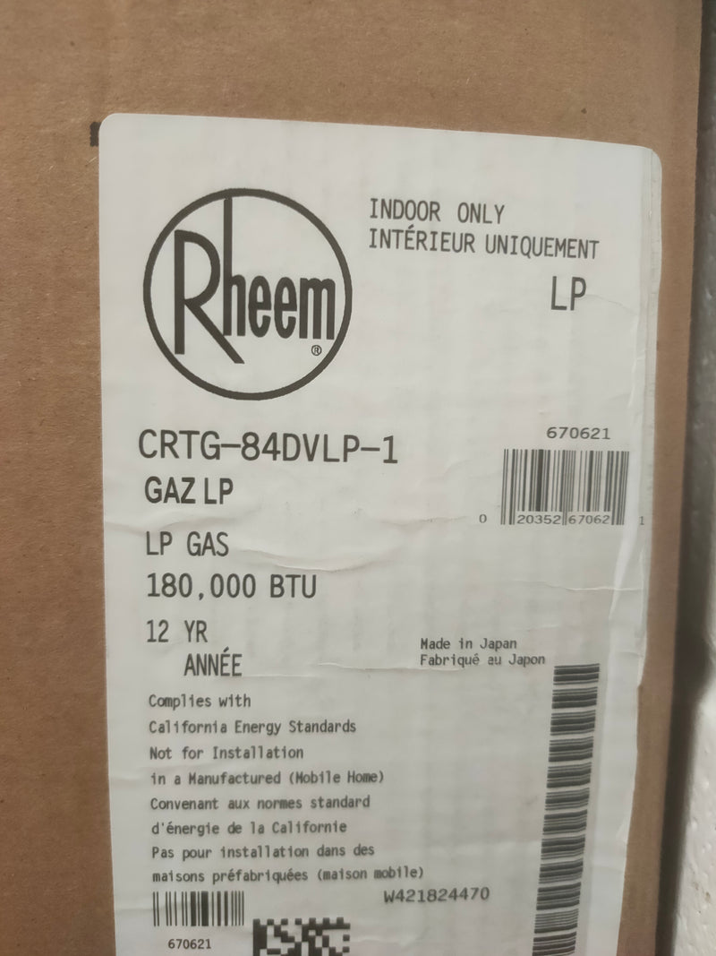 Rheem Tankless Gas Water Heater