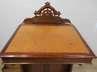 27"W Antique Victorian Davenport Writing Desk