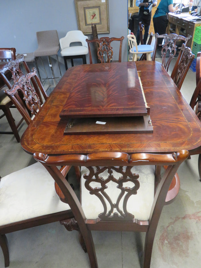 72"W 11-Piece Dining Set in Wood