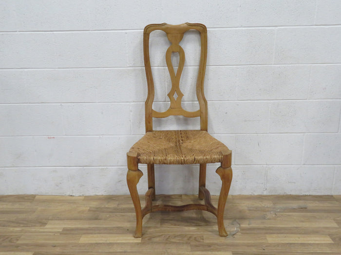 Hickory Dining Room Chair with Wicker Cushion