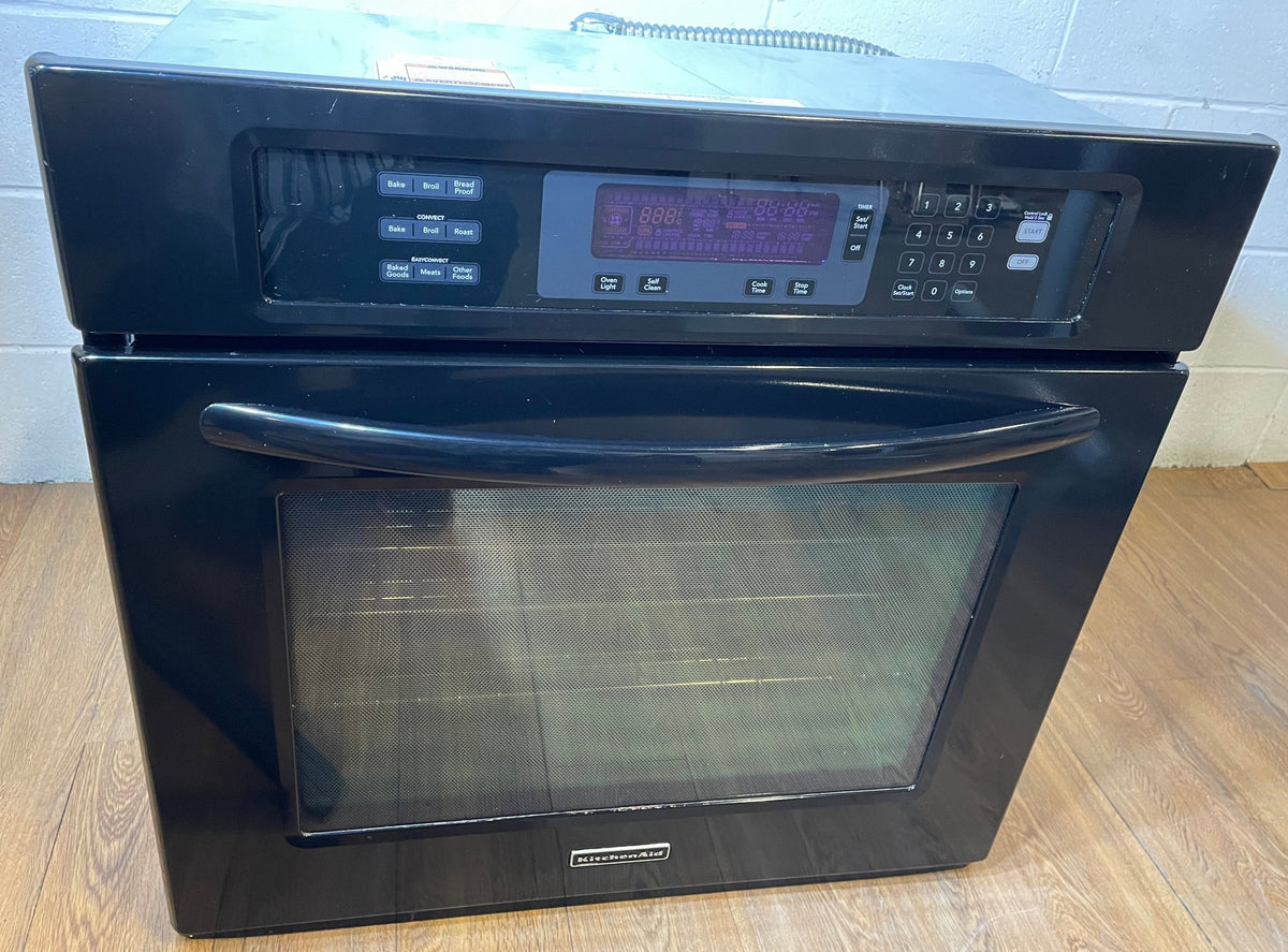 Kitchen Aid 30-Inch Wall Oven in Black