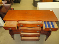 59"W Vintage Mahogany Sideboard Dresser