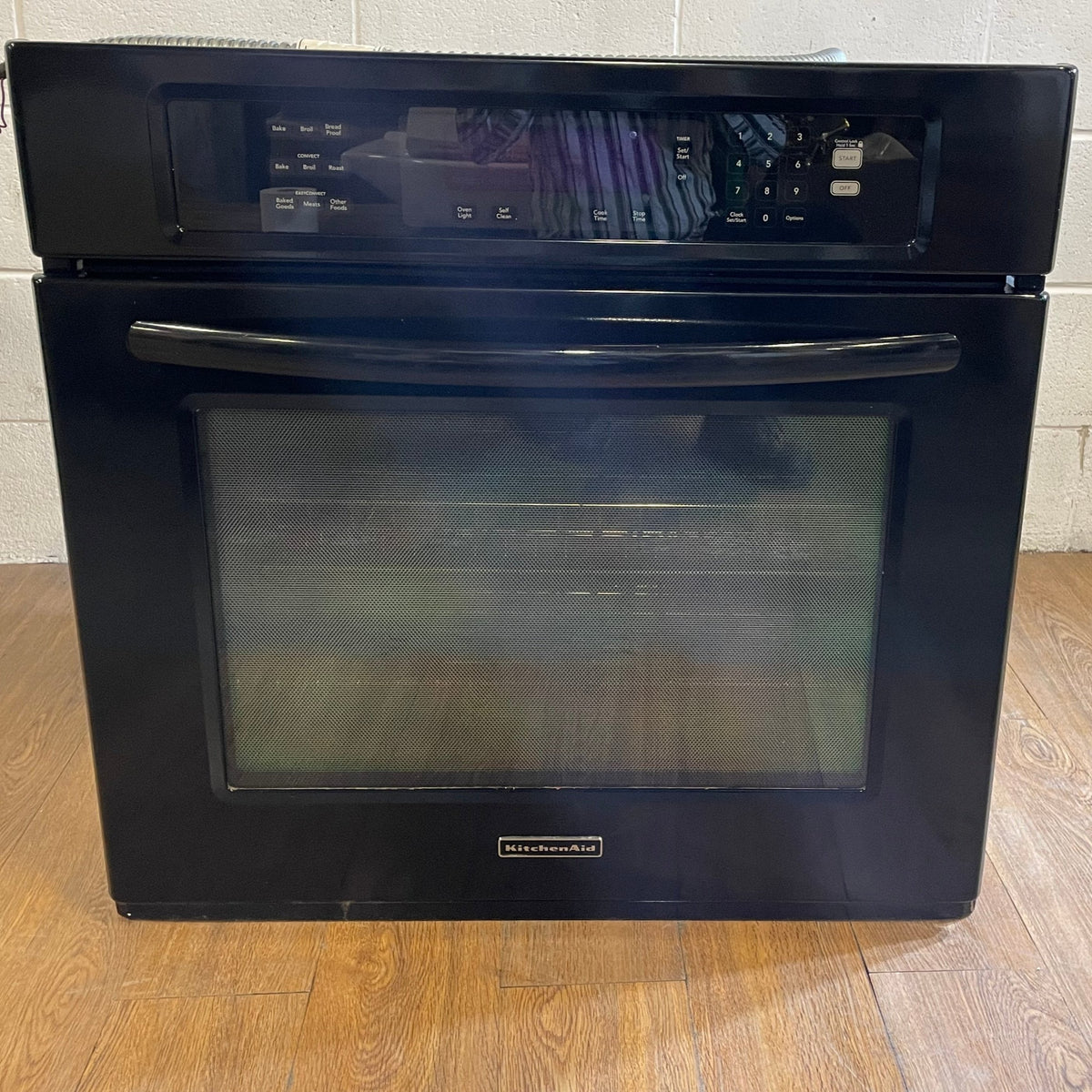 Kitchen Aid 30-Inch Wall Oven in Black