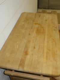 36" W Wooden Serving Cart