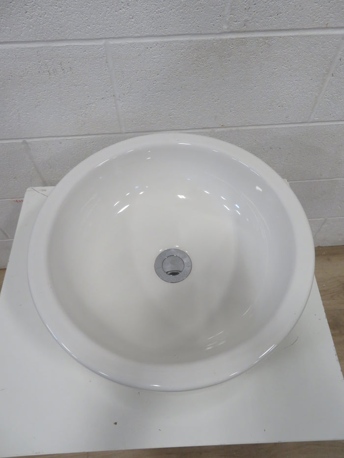 Ceramic Round Counter Top Bathroom Sink