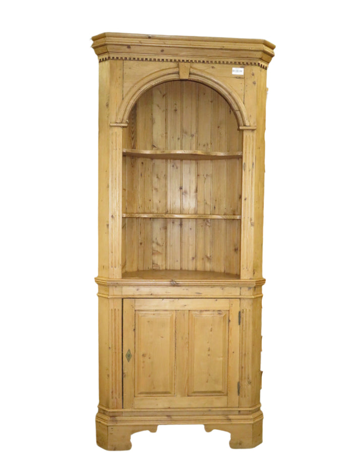 36"W Vintage Wooden Display Shelf