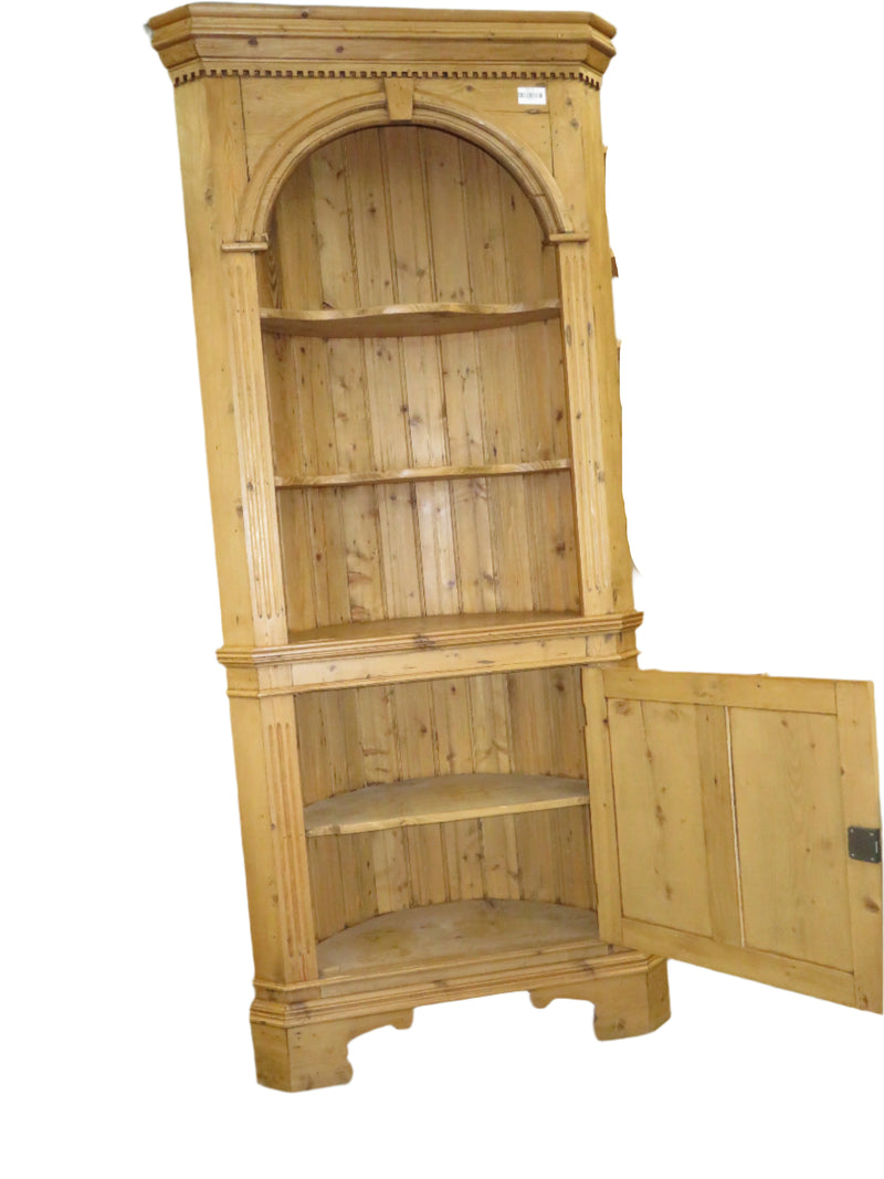 36"W Vintage Wooden Display Shelf
