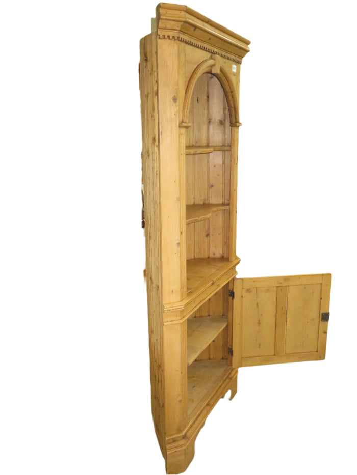 36"W Vintage Wooden Display Shelf