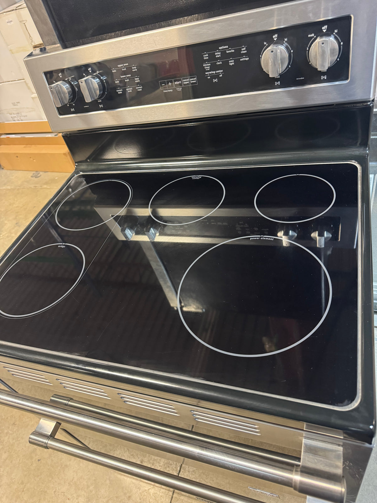 Maytag Double Oven Electric Range – Stainless Steel