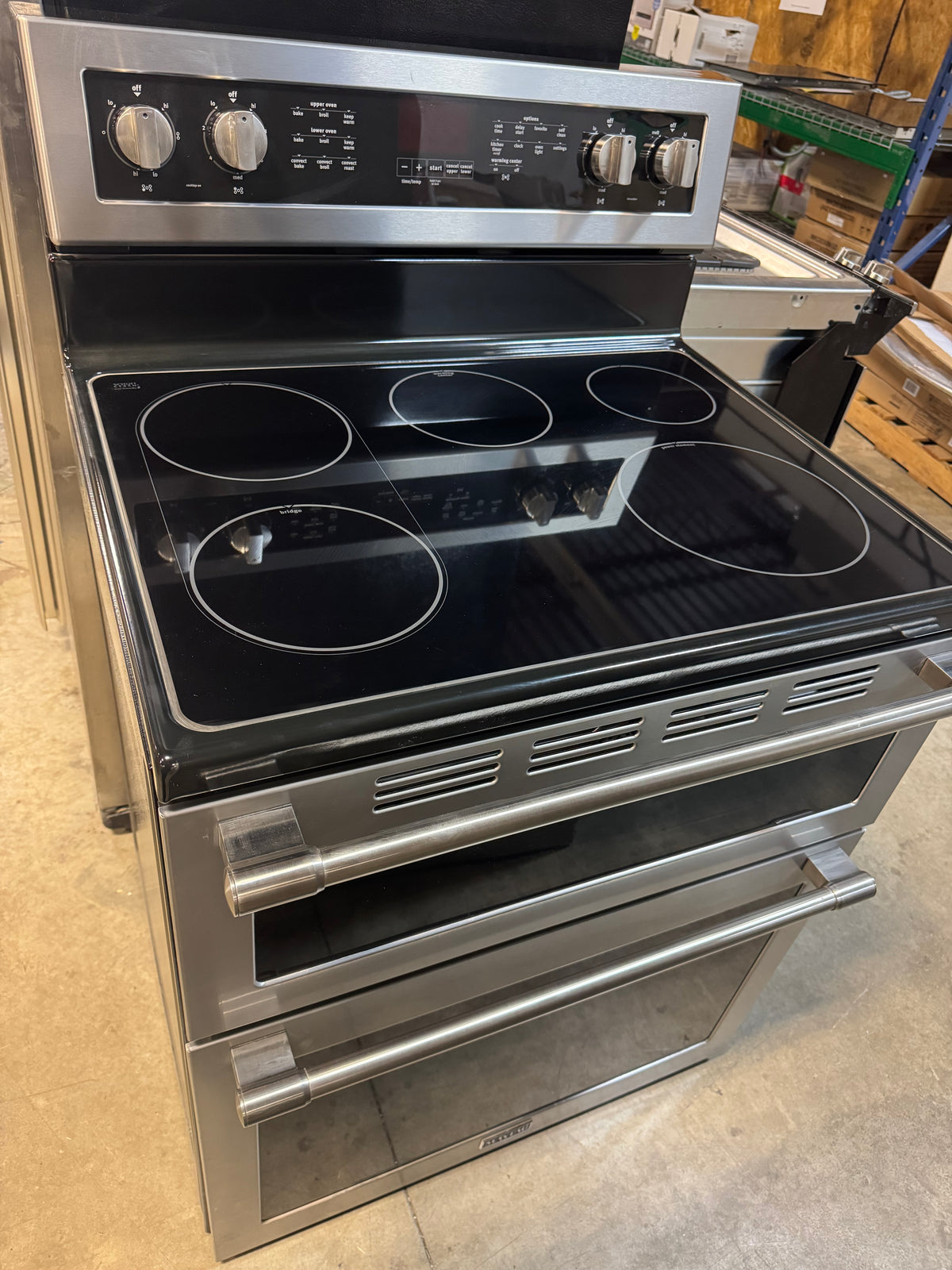 Maytag Double Oven Electric Range – Stainless Steel