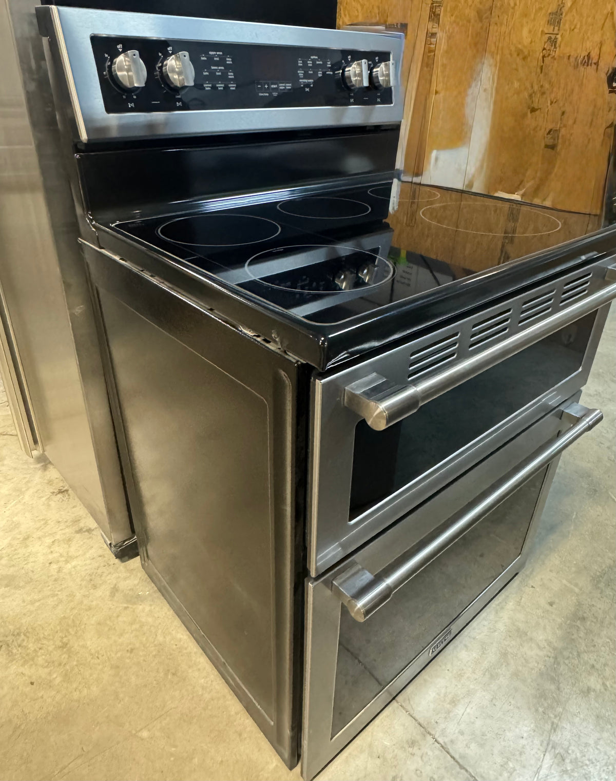 Maytag Double Oven Electric Range – Stainless Steel