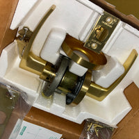 Schlage Lockset AL80PD-JUP-606 Storeroom Lever Lock Cylindrical in Brass