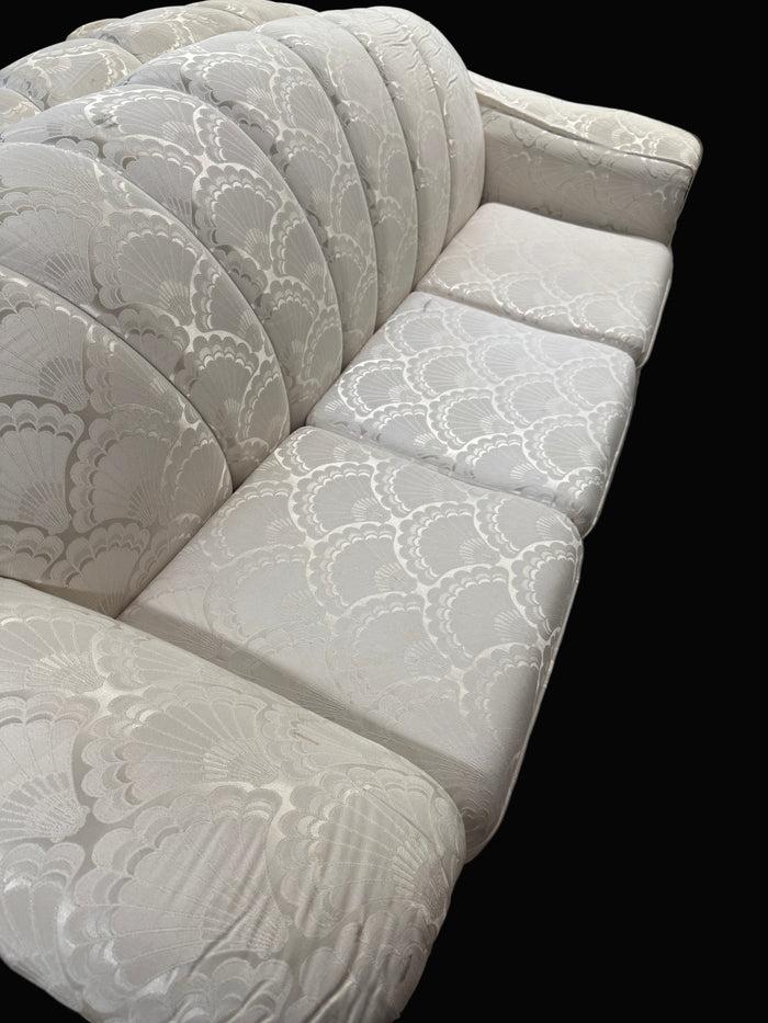 90"W Off-white 3-Seater Sofa