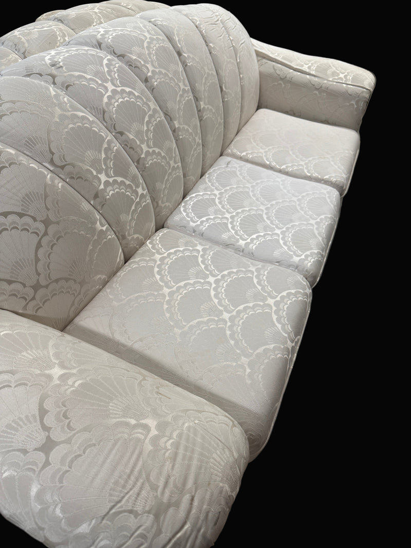 90"W Off-white 3-Seater Sofa