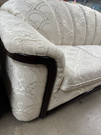 90"W Off-white 3-Seater Sofa