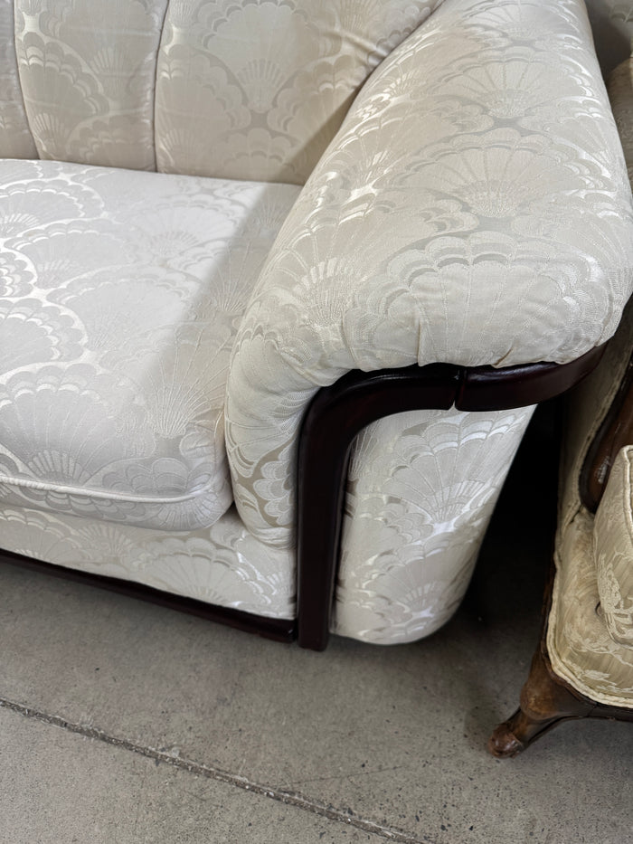 46"W Off-white Chair