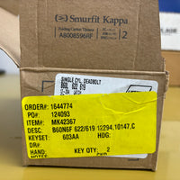 Cylinder Deadbolt B60L in Matte Black 622 and Satin Chrome 619