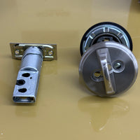 Cylinder Deadbolt B60L in Matte Black 622 and Satin Chrome 619