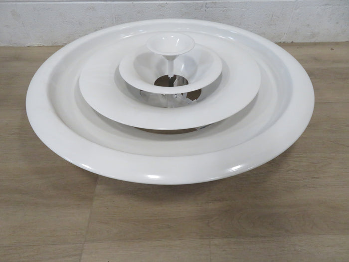 31" x 10" Industrial Ceiling Vent in White