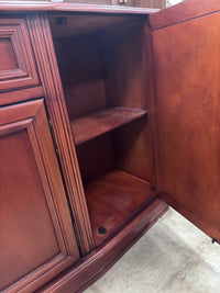 Traditional-Style Cherry-Finish Wooden Sideboard