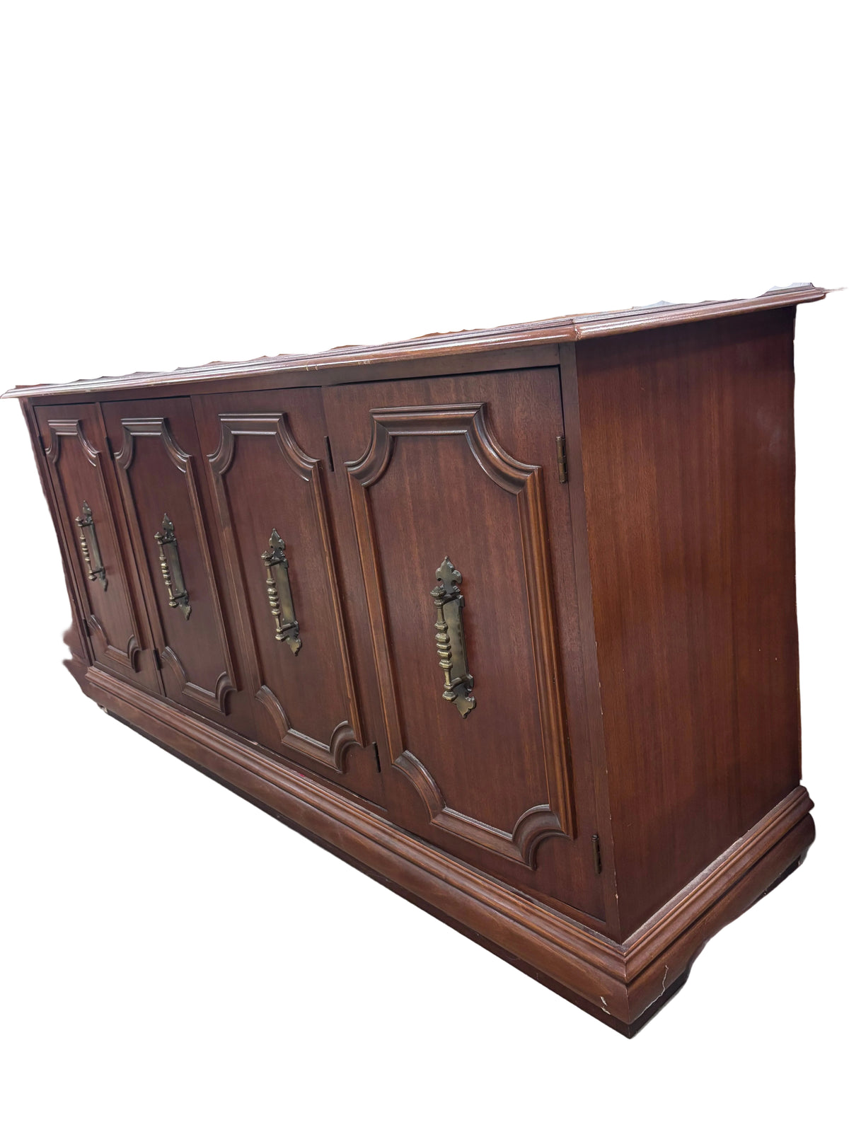 Vintage Rich Wood Sideboard