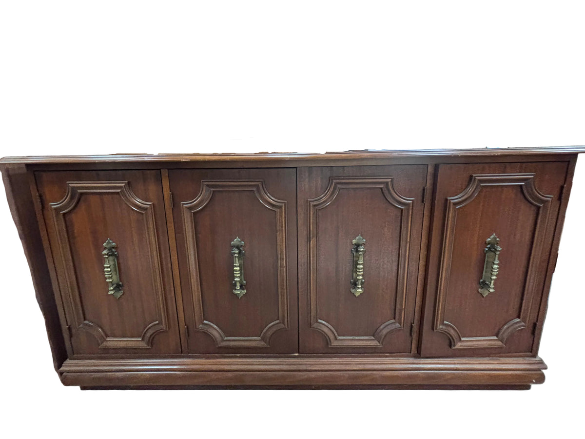 Vintage Rich Wood Sideboard