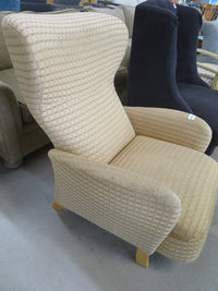 29"W Beige Recliner Arm chair