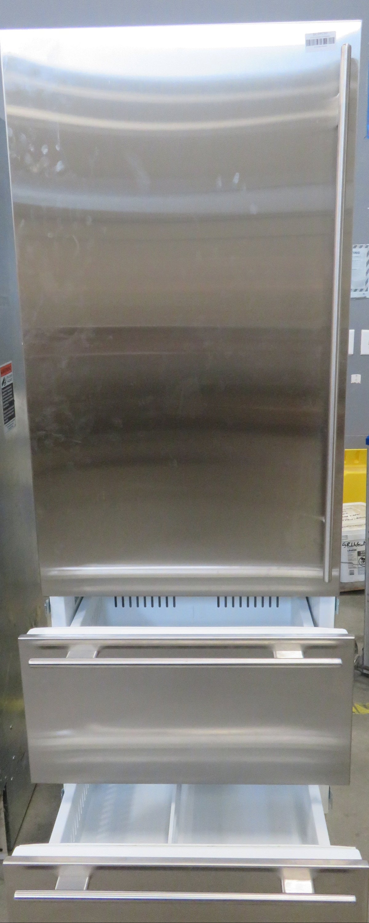 27"W Sub-Zero Refrigerator - Right Hand Door - Stainless Steel