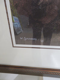 38.5"W x 31"H Framed Print - "Side by Side"