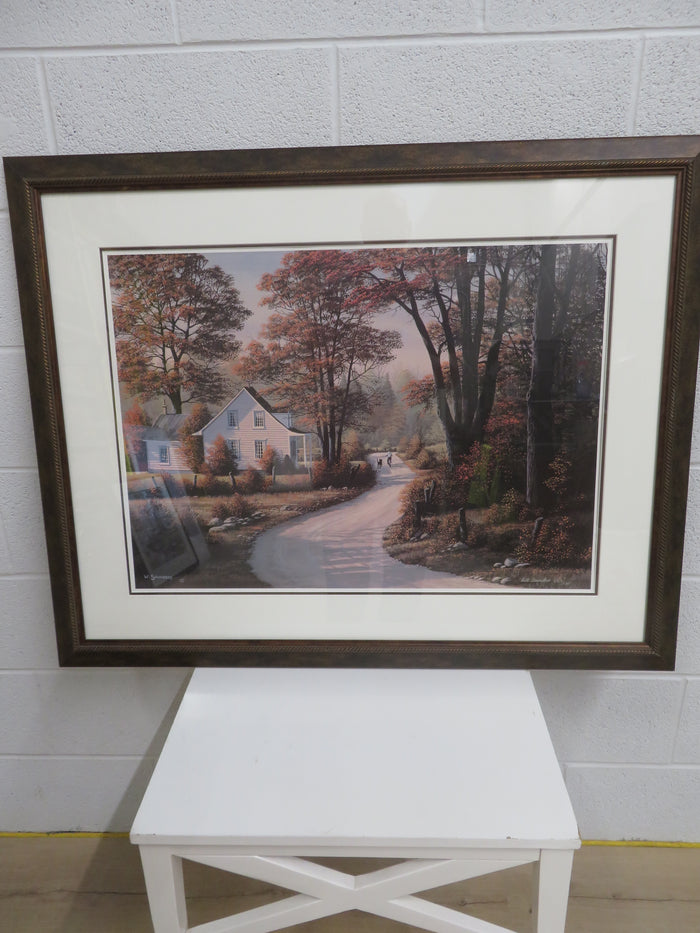 38.5"W x 31"H Framed Print - "Side by Side"