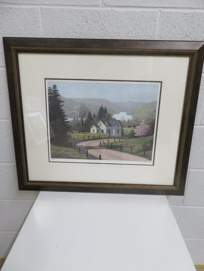 27.5"W x 24"H Framed Print - "Spring Morning"