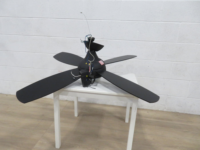 Black Ceiling Fans with Light and Remote