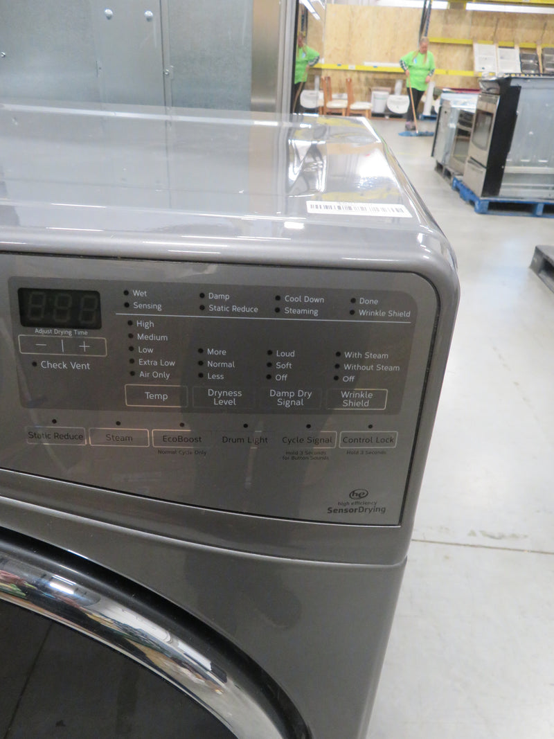 27"W Front Load Gas Dryer - Gray
