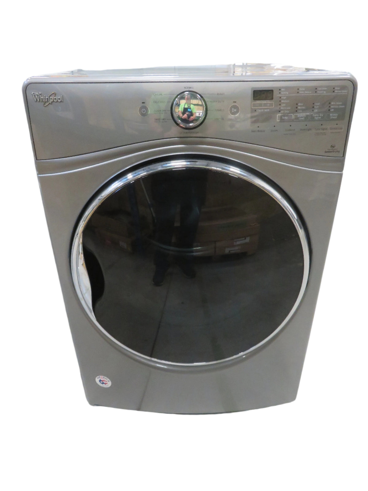 27"W Front Load Gas Dryer - Gray