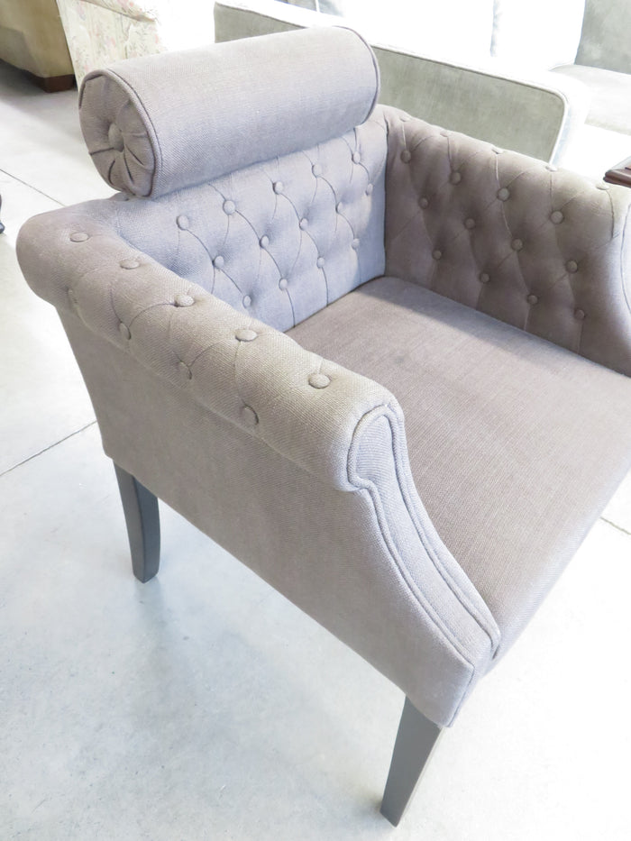 26"W Modern Armchair in Gray