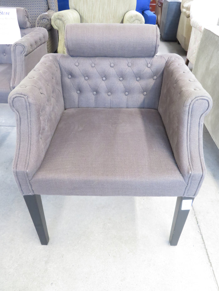 26"W Modern Armchair in Gray