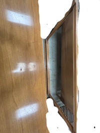 Vintage Light Oak Dresser w Mirror