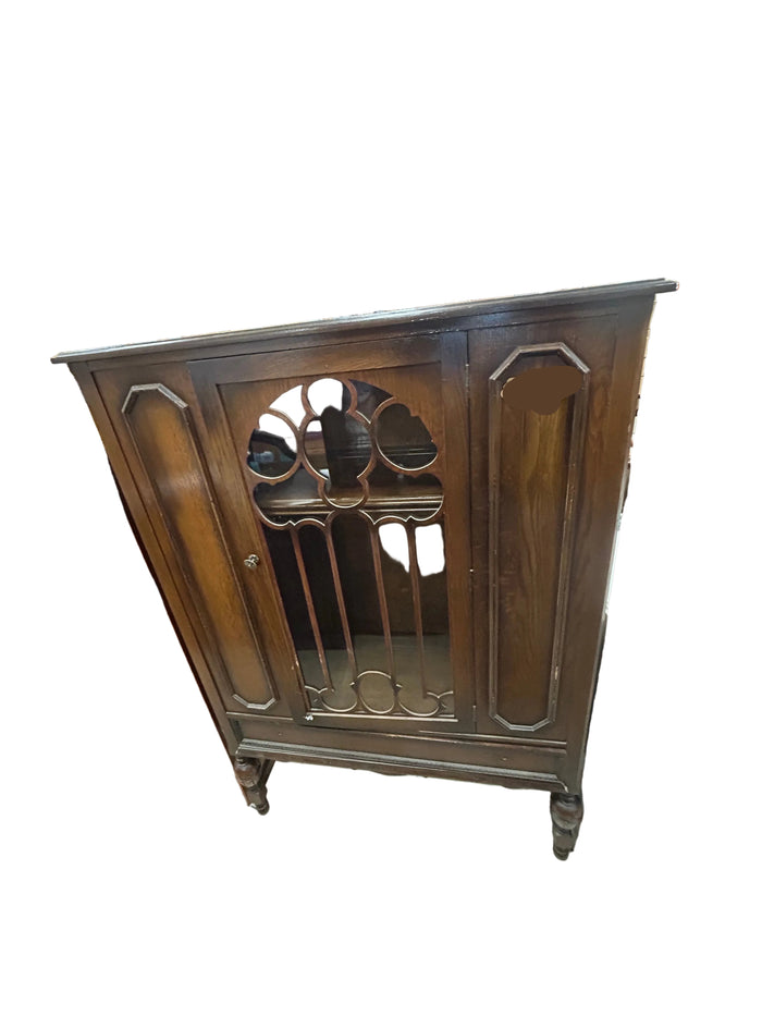 Vintage Walnut Radio Cabinet