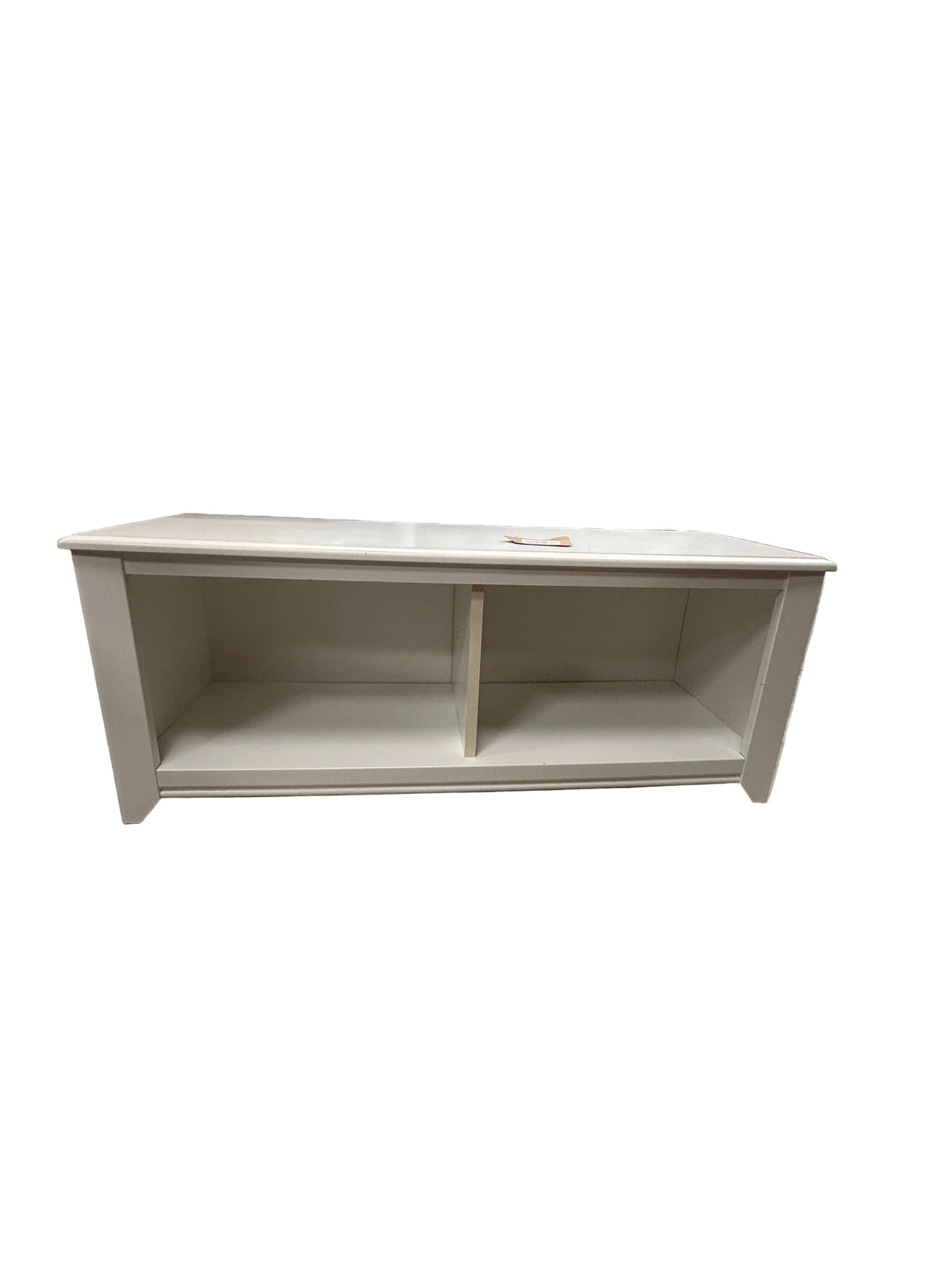 White Wooden Storage Console