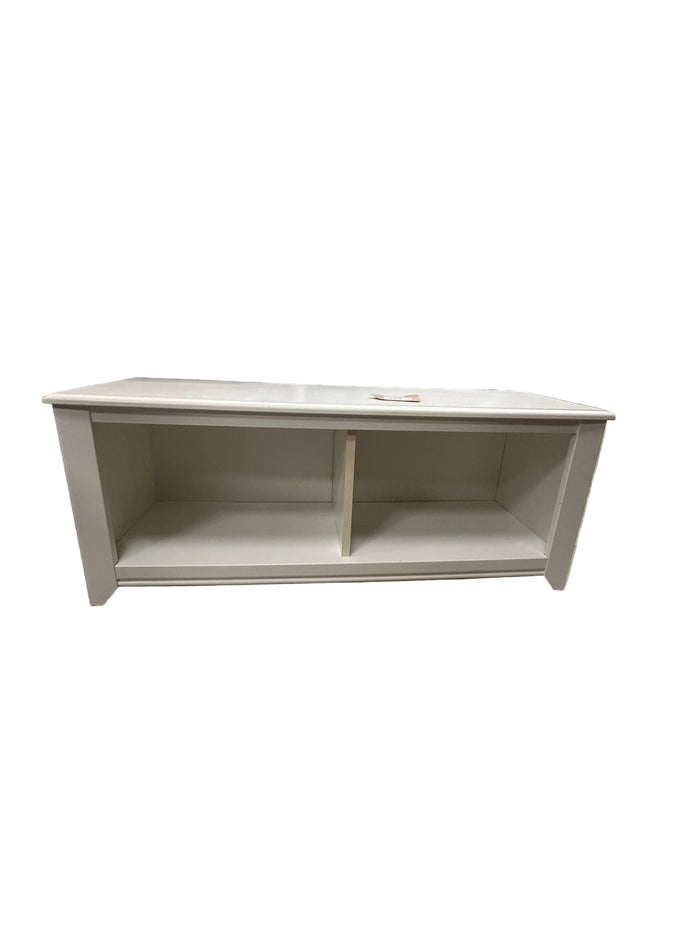 White Wooden Storage Console