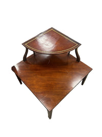 Mahogany Two-Tier Side Table