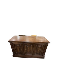 Dark Wood All-In-One Stereo Console