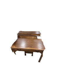 Brown Writing Desk - Expands into Dining Table