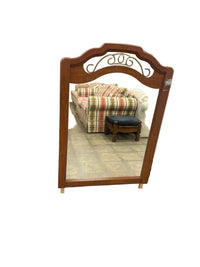 Cherry Finished Dresser w Mirror