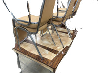 Marble Dining Table w 6 Chairs