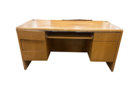 Light Oak Desk w Keyboard Tray