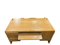 Light Oak Desk w Keyboard Tray