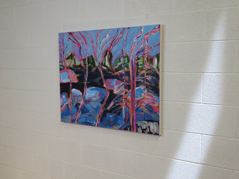 36' W Acrylic Wall Art On Canvas
